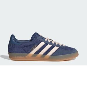 Adidas Gazelle  Blue suede Sneakers 8.5 womans